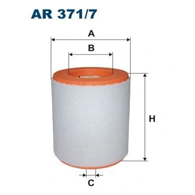 Bilde av FILTRON AR 371/7 Luftfilter 188 154 Filterinnsats AUDI: A7 Sportback, A6 C7 Allroad, Avant