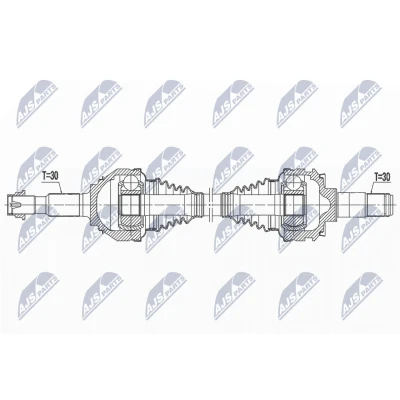 Bilde av Drivaksel lexus Ls (_f4_), Venstre bakaksel, ls, 42340 50070