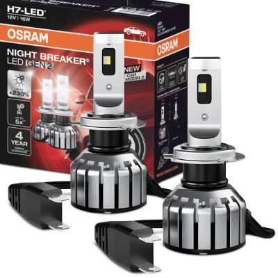 Bilde av OSRAM 64210DWNBG2 2HFB Lyspære, fjernlys Omrusting H7 til LED 12V 16W 6000K VOLKSWAGEN: Tiguan I, Passat B7 Variant, GOLF 6, BMW: X3, 3 Touring, X1