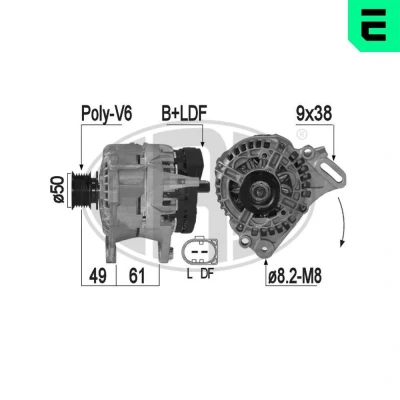 Bilde av Dynamo, audi,seat,skoda,vw, 036 903 024 E, M