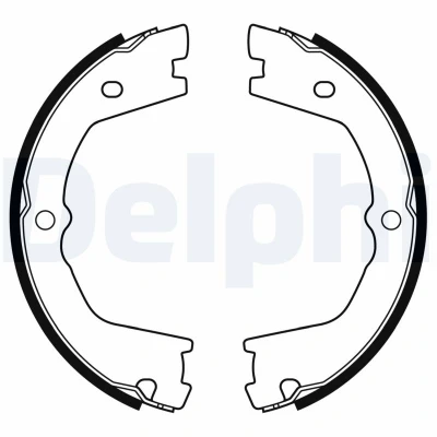 Bilde av DELPHI LS2178 Handbromsbackar IVECO: DAILY 4, 3