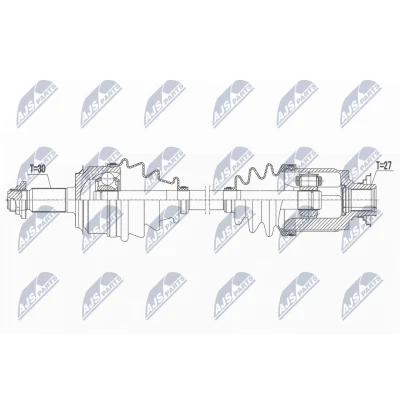 Bilde av Drivaksel honda hr v (ru), Framaksel høyre, v, 44305 T8P T01, T02, T03