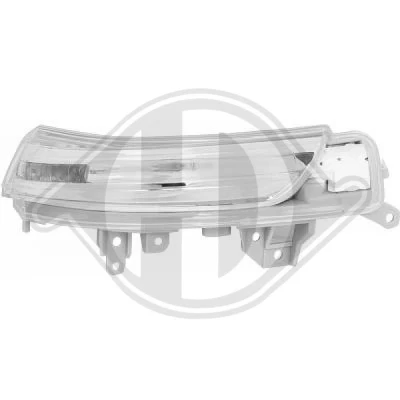 Bilde av DIEDERICHS 6645027 Blinklys hvit venstre, Ytterspeil TOYOTA: Prius III Hatchback