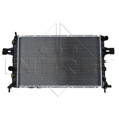 Bilde av NRF EASY FIT 58178 Radiator Aluminium 600 366 34 med påbyggingsdeler Kjøleribber loddet OPEL: Zafira A, Astra G Sedan