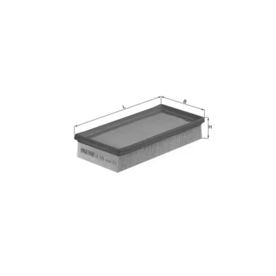Bilde av MAHLE ORIGINAL LX 1576 Luftfilter 47,3 120 243,0 Filterinnsats SUZUKI: SWIFT 3, 4, OPEL: Agila B