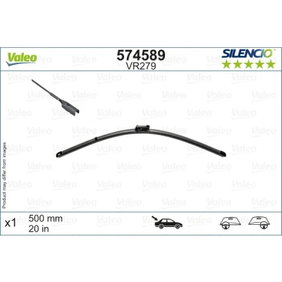 Bilde av Vindusvisker Valeo 574589 500mm bak Flatt viskeblad