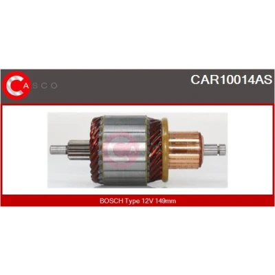 Bilde av CASCO CAR10014AS Anker, starter 12V 2,20kW