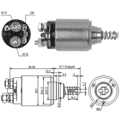 Bilde av Magnetbryter, starter MAGNETI MARELLI 940113050186