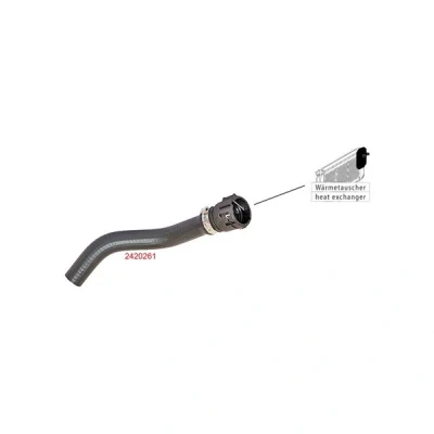 Bilde av METZGER 2420261 Radiatorslange EPDM (etyl propylen dien gummi)