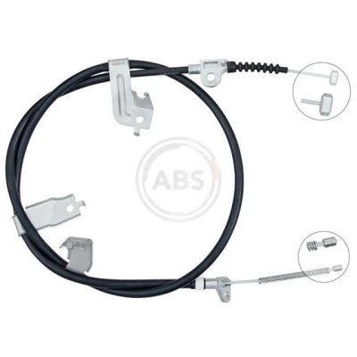 Bilde av Kabel, parkeringsbremse, Bakre venstre, nissan nv200 / evalia buss, skåp, 36531 JX00A