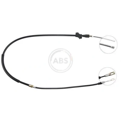 Bilde av A.B.S. K10076 Bremsekabel 1420 Trommelbrems for høyre/venstre ratt AUDI: 100 C4 Avant