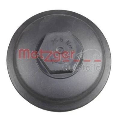 Bilde av METZGER 2370035 deksel, oljefilterbeholder med tetning VOLKSWAGEN: Touran I, Polo IV Hatchback, Multivan 5 (7HM, AUDI: Q5, SKODA: Octavia 2 Combi