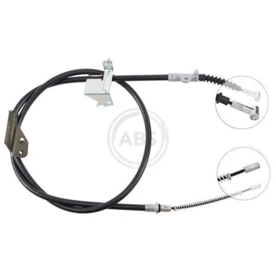 Bilde av A.B.S. K15238 Bremsekabel 1640 Trommelbrems for høyre/venstre ratt NISSAN: Primera Hatchback