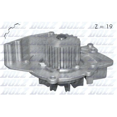Bilde av DOLZ C127 Vannpumpe 19 med reimskive VOLVO: V70 3, V50, FORD: KUGA 1, MONDEO 4 Turnier, S Max Mk1, PEUGEOT: 407 SW, 307 Stasjonsvogn, Expert II Tepee