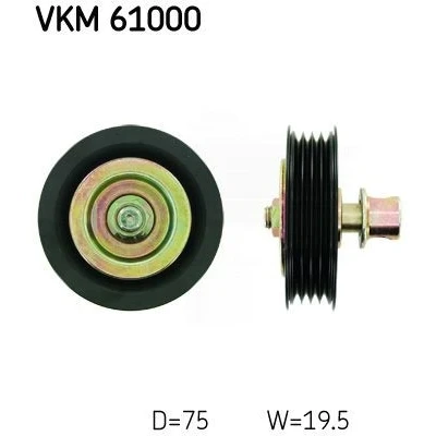 Bilde av SKF VKM 61000 Styrerulle TOYOTA: Corolla VII Sedan, Carina E Sportswagon, VIII Liftback