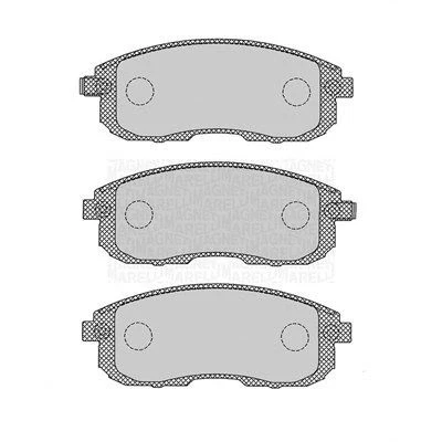 Bilde av MAGNETI MARELLI 363916060695 Bremseklosser med akustisk slitasjevarsel SUZUKI: SX4 I Hatchback, II S Cross, Sedan