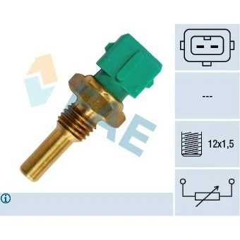 Bilde av Sensor, kjølemiddeltemperatur, alfa romeo,bmw,chrysler,citroën,fiat,ford,jaguar,jeep,lancia,land rover,opel,peugeot,rover,saab,vauxhall,