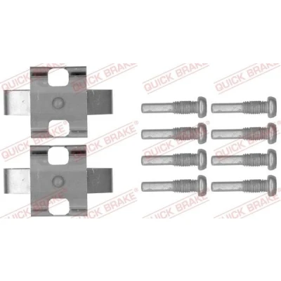 Bilde av QUICK BRAKE 109 1802 Tibehørsett, skivebremse belegg BMW: 3 Touring, 1 Hatchback, Sedan, MINI: Hatchback