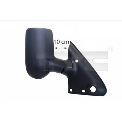 Bilde av Sidespeil Tyc 310 0086 venstre for manuell speiljustering, konveks, kort speilstang FORD: Transit Mk6 Van, Flatvogn lastebil/Chassis