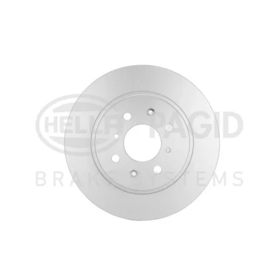 Bilde av HELLA PRO 8DD 355 122 531 Bremseskiver 260 9 04/08 100 fullt ut belagt uten hjulfestebolt, hjulnav HONDA: Jazz 3, Insight II Hatchback