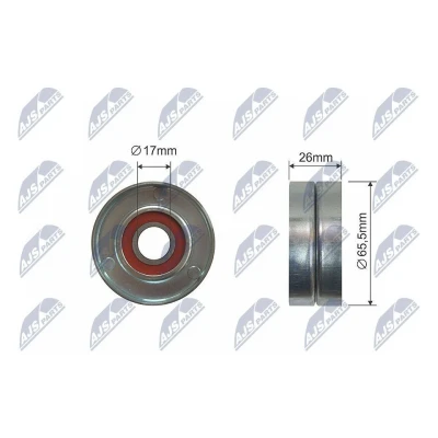 Bilde av Styrerulle kilerem, audi,seat,skoda,vw, 03C 145 299 A, AC, AE, AF, G, H,