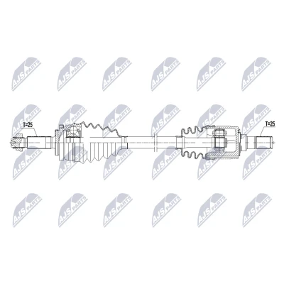 Bilde av Drivaksel, Framaksel venstre, kia picanto iii, 49500 G6400