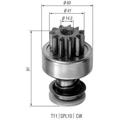 Bilde av MAGNETI MARELLI 940113020104 Lite tannhjul, starter