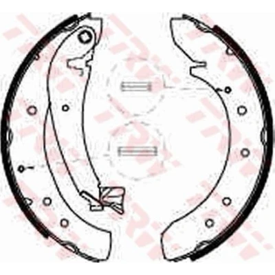 Bilde av TRW GS8546 Bremsesko 254 57 FIAT: Ducato II Flatvogn lastebil/Chassis, Van, PEUGEOT: Expert Tepee