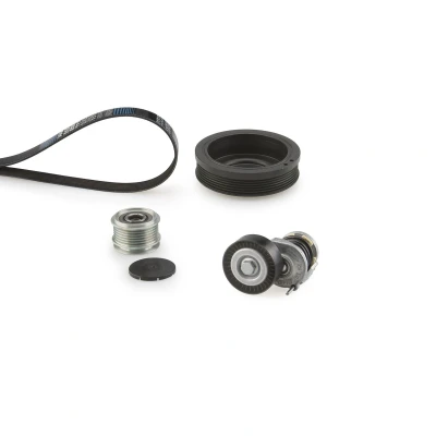 Bilde av GATES K096PK1070 Kileribberem med veivakselremskive, frihjuls reimskive ThermalPro VOLKSWAGEN: Tiguan I, Passat B6 Variant, Polo V Hatchback