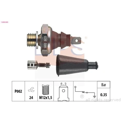 Bilde av FACET 7.0060 Oljetrykkbryter M12x1,5 Made in Italy OE Equivalent BMW: 3 Sedan, PEUGEOT: 205 I Hatchback, MERCEDES BENZ: Vito Van