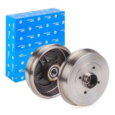 Bilde av DELPHI BFR595 Bremsetrommel med ABS senorring, hjullager, lager 234 203