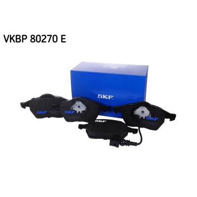 Bilde av SKF VKBP 80270 E Bremseklosser inkl. slitasjevarselkontakt VOLKSWAGEN: Polo IV Hatchback, Golf 4, 4 Variant, SKODA: Octavia 1 Combi