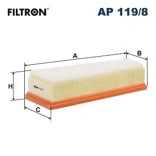 Bilde av Luftfilter, Høyre Filtron AP 119/8 mercedes benz OE 177 094 01 00 64, 00, A 64