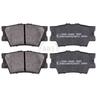Bilde av A.B.S. 37545 Bremseklosser uten integrert slitasjesensor TOYOTA: RAV4 IV SUV, III Camry VI Sedan, LEXUS: ES V