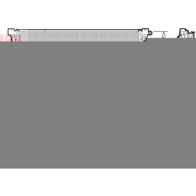 Bilde av DENSO DRM10115 Radiator 672 477 27