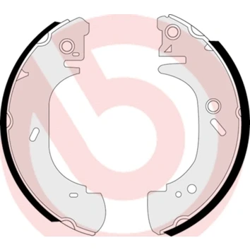 Bilde av BREMBO S 24 528 Bremsesko 254 52 med tilbehør