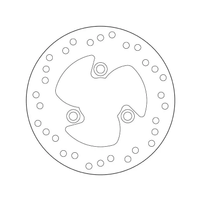 Bilde av BREMBO Bremseskive Fixed , Serie Oro foran og bak 190mm 3,5, 3.5mm 3 hullet 68B40716 Bremseskiver, Skivebremser
