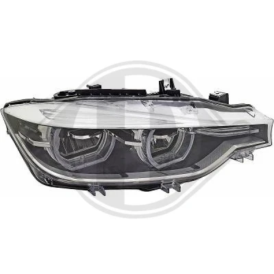 Bilde av DIEDERICHS 1218982 Frontlykter høyre LED BMW: 3 Sedan, Touring
