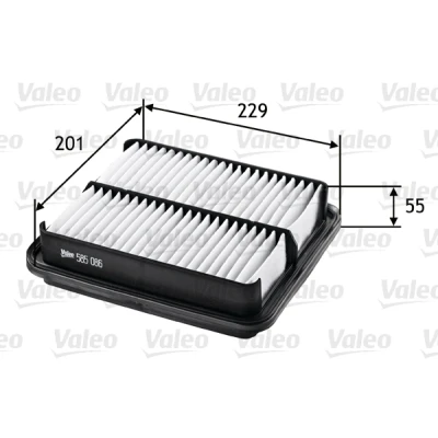 Bilde av VALEO 585086 Luftfilter 55 201 228 Filterinnsats SUZUKI: Grand Vitara 1 SUV