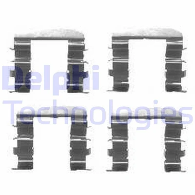 Bilde av DELPHI LX0461 Tibehørsett, skivebremse belegg KIA: cee‘d I Hatchback, SOUL 2, CARENS HYUNDAI: i30 ix20, ix35, OPEL: Corsa C Hatchback