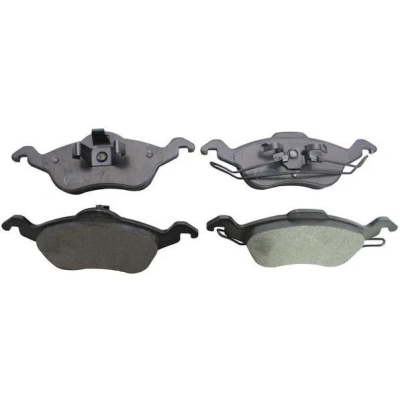Bilde av DENCKERMANN B110218 Bremseklosser framaksel ikke klargjort for slitasjeindikator, ekskl. slitasjevarselkontakt FORD: Focus Mk1 Hatchback