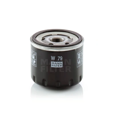 Bilde av MANN FILTER W 79 Oljefilter M 20 X 1.5 med en retursperreventil Påskruingsfilter RENAULT: GRAND SCENIC 2, NISSAN: Qashqai / Qashqai+2 I