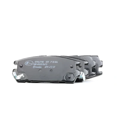 Bilde av BREMBO P 10 004 Bremseklosser med akustisk slitasjevarsel uten tilbehør CHEVROLET: Captiva, OPEL: Antara