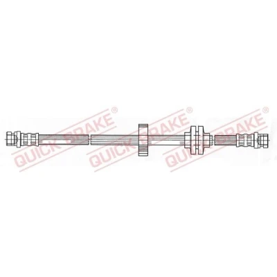 Bilde av QUICK BRAKE 22.918 Bremseslange 396 M10x1 RENAULT: ESPACE 4