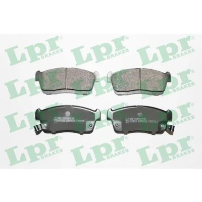 Bilde av LPR 05P1632 Bremseklosser SUBARU: JUSTY 4, DAIHATSU: Sirion II