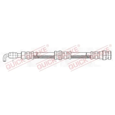 Bilde av Bremseslange, Høyre bakaksel, Venstre mitsubishi space star minibus, minivan, volvo s40 i, v40 kombi, 30821264, 308212646, 30