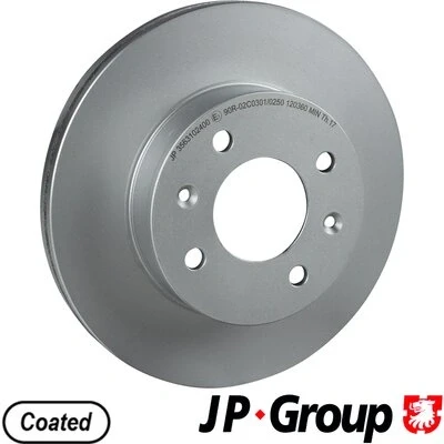 Bilde av JP GROUP 3563102400 Bremseskiver framaksel 241 19 4 ventilert belagt HYUNDAI: ACCENT 2