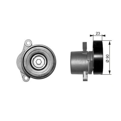 Bilde av GATES FleetRunner Micro V Kit T38156 Strammerull SUZUKI: Grand Vitara 2 SUV, 1 SUV