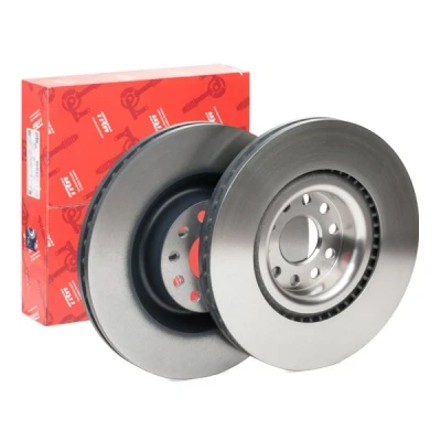 Bilde av TRW DF4350S Bremseskiver 345 30 5 112 ventilert spraylakkert høy karbon VOLKSWAGEN: Passat B6 Variant, GOLF 5, 6, AUDI: A3 Sportback