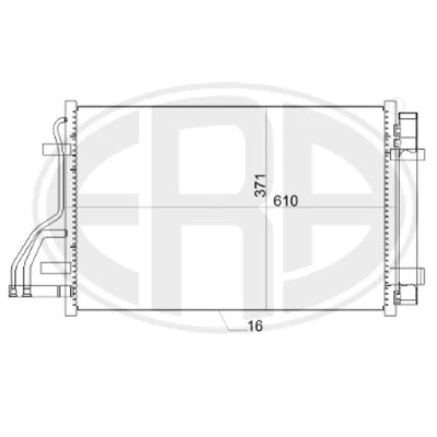 Bilde av Kondensator, klimaanlegg, hyundai elantra sedan iv, i30, i30 kombi, kia cee&#039;d, cee&#039;d halvkombi, sw, pro 97606 2H000